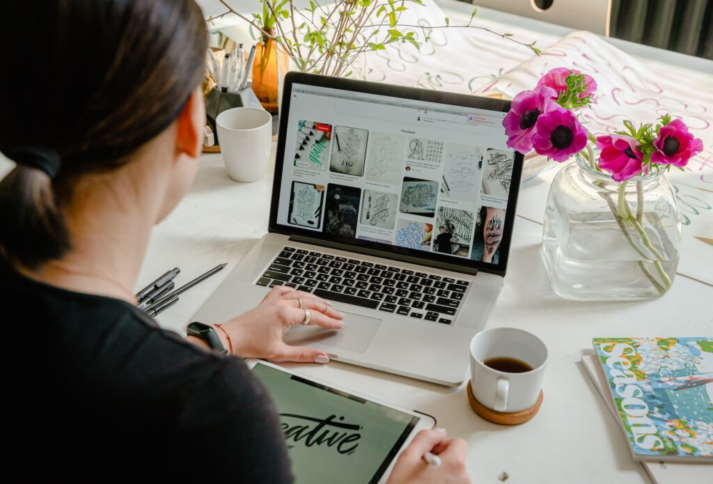 Website portfolio for Maria Antoinette