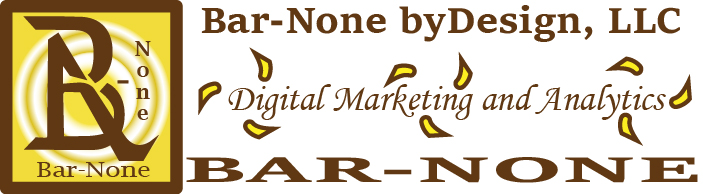 Elements of a brand for Bar-None byDesign horizontal Logo